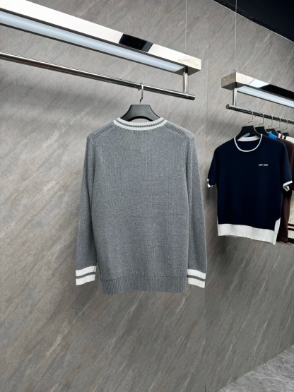 MIU25SS Grey Collegiate Sweater