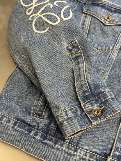 LEW 2025SS Elbow logo denim jacket