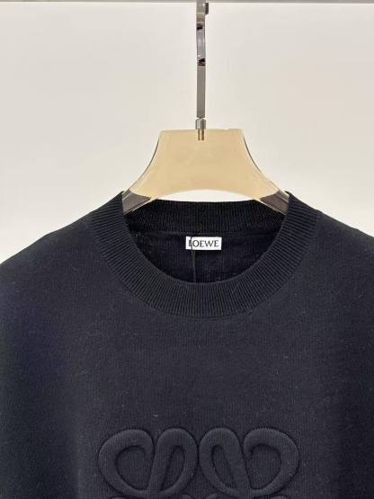 LEW 25SS Round neck knitted pullover sweater