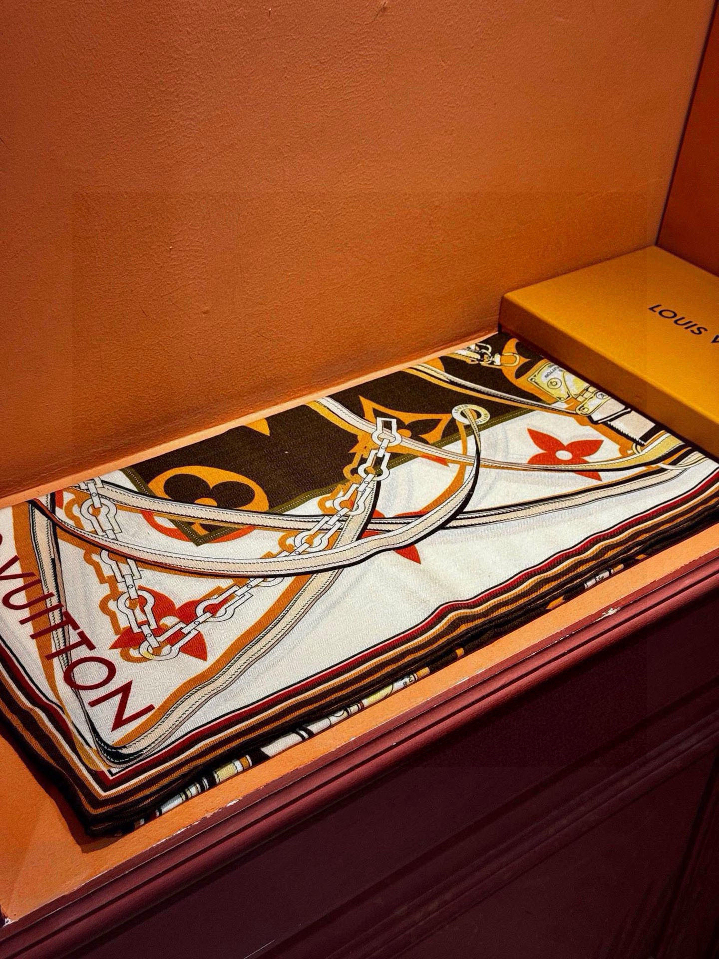 Louis Vuit Velvet Square Scarf