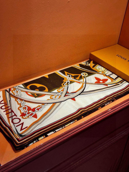 Louis Vuit Velvet Square Scarf