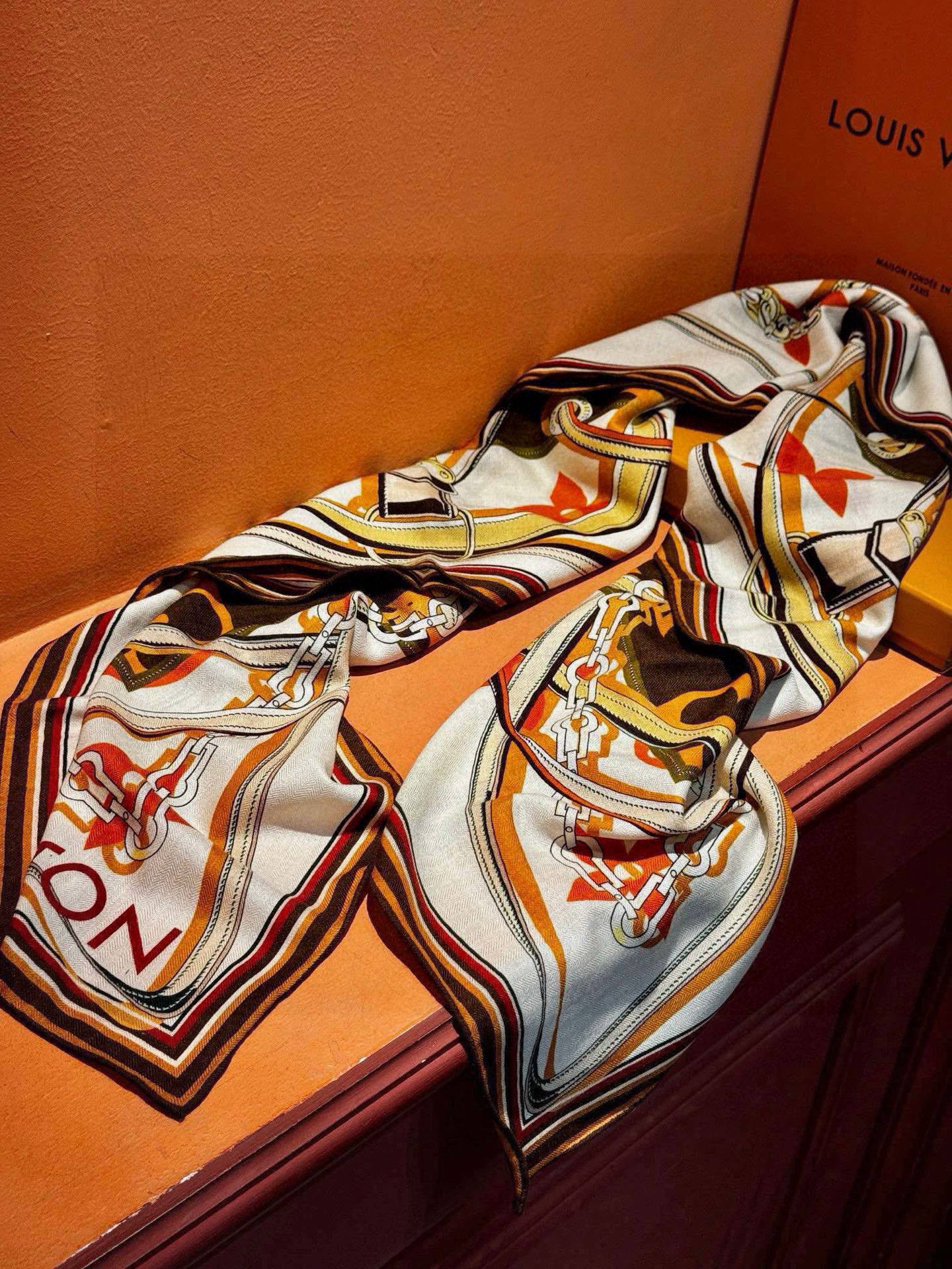 Louis Vuit Velvet Square Scarf