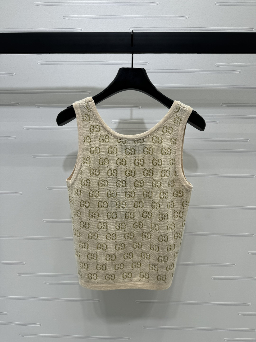 GUCC25SS Jacquard Knit Vest