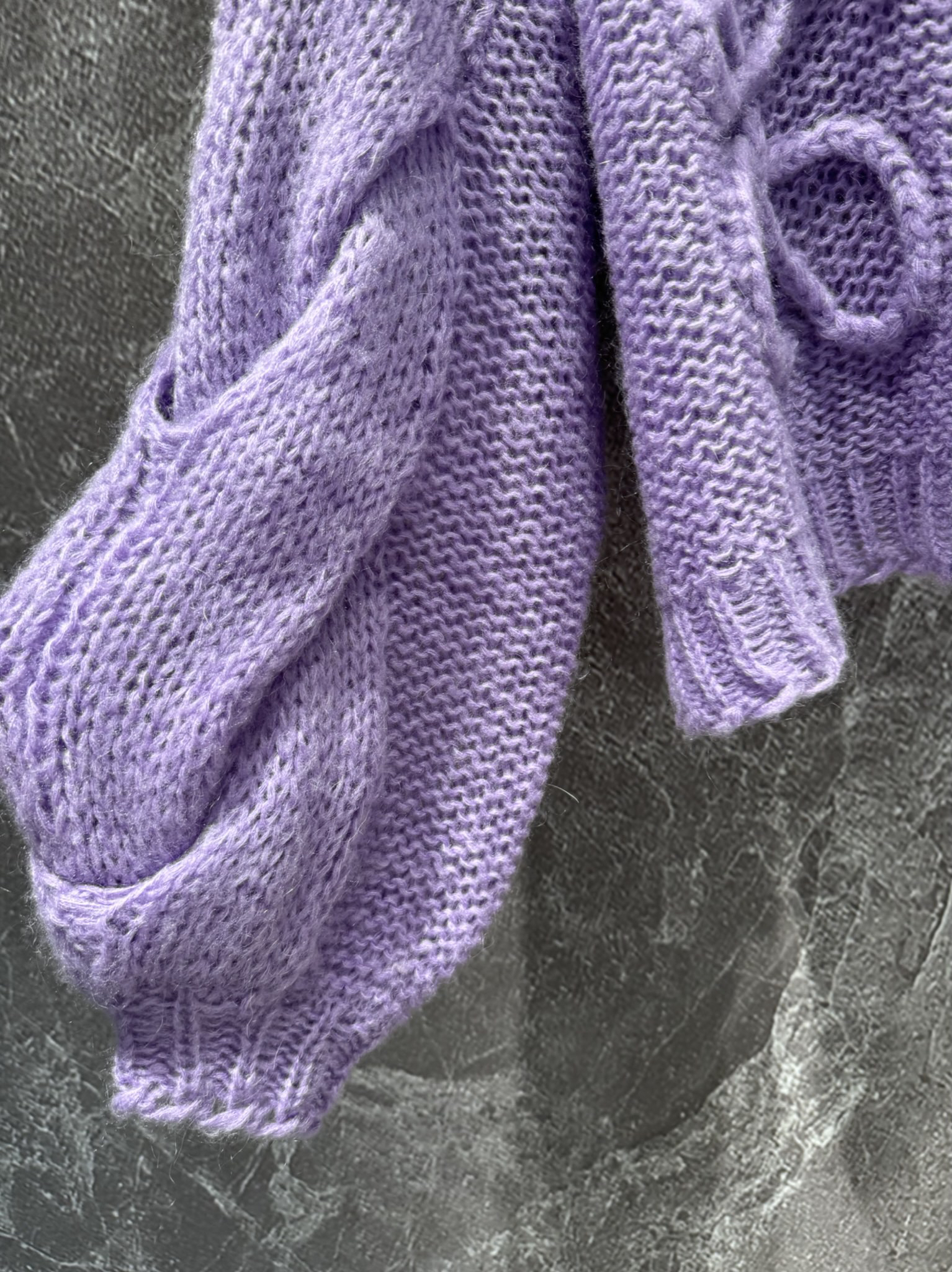 LOE Loose Contour Seahorse Sweater