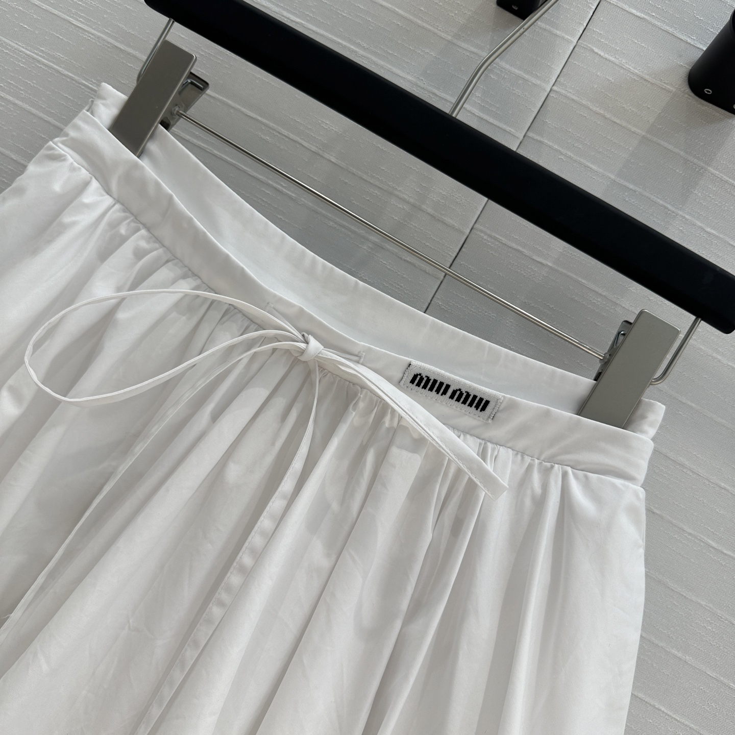 MIU Ballet Style False Two Piece Half Skirt
