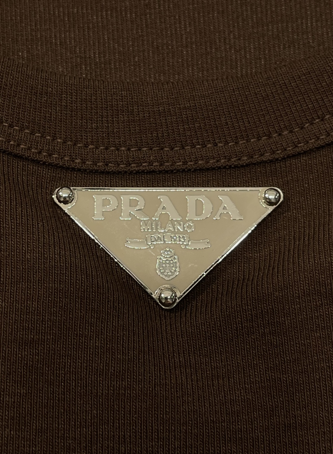 PRAD25SS Classic Threaded Peplum Triangle Label Vest