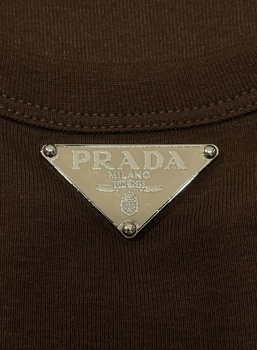 PRAD25SS Classic Threaded Peplum Triangle Label Vest