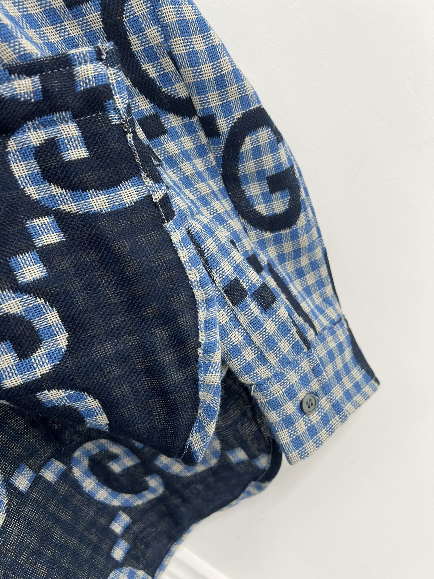 GUCC jacquard all-over print shirt