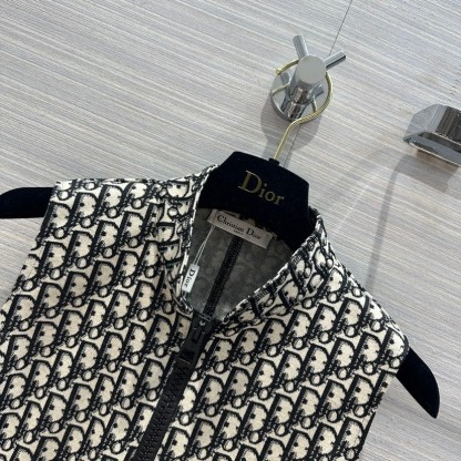 DIO three-dimensional knit jacquard dress