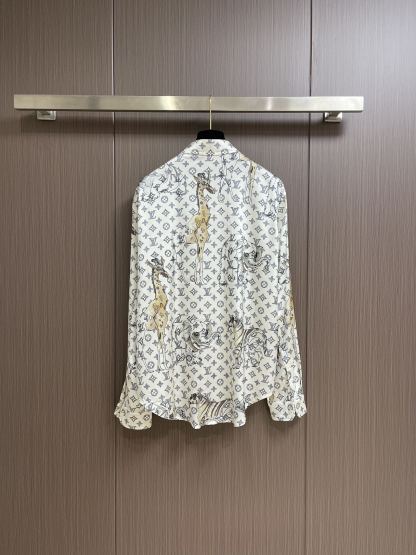 LU25SS Old Flower Animal Shirt