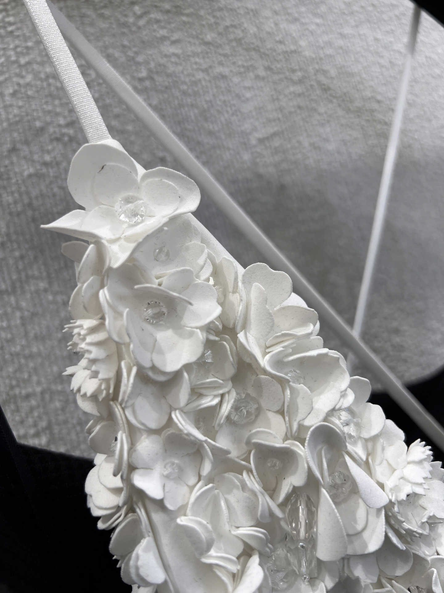 CHANE25SS French black and white patchwork bustier camisole