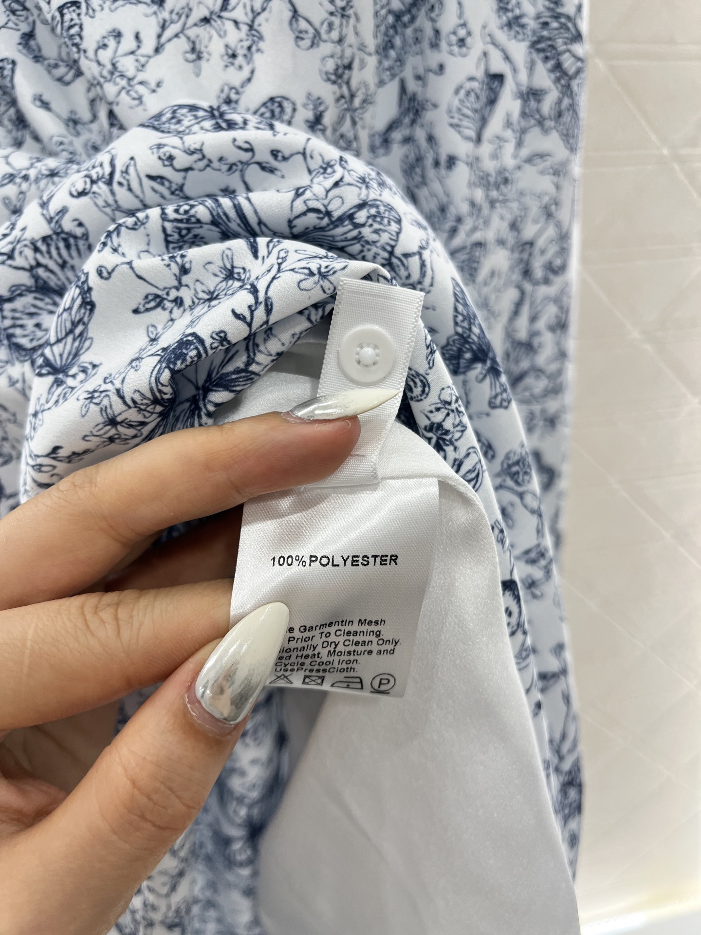 DIO25SS Sleeveless Printed Drawstring Dress