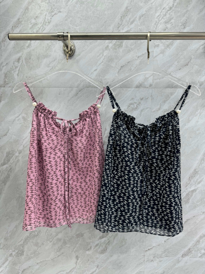 CHANE25SS double c all over print camisole top