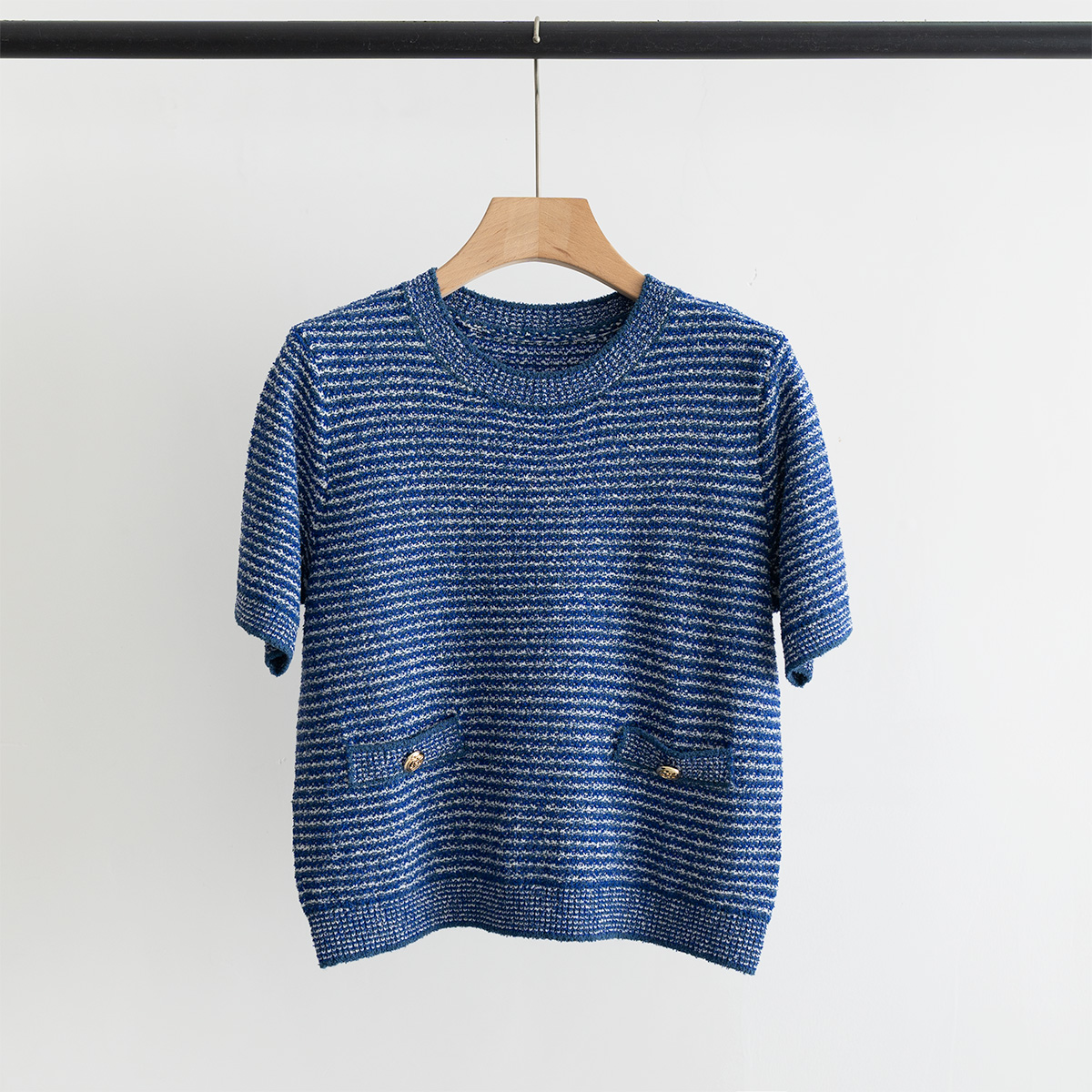 GUCC25SS Fine Cotton Short Sleeve Top