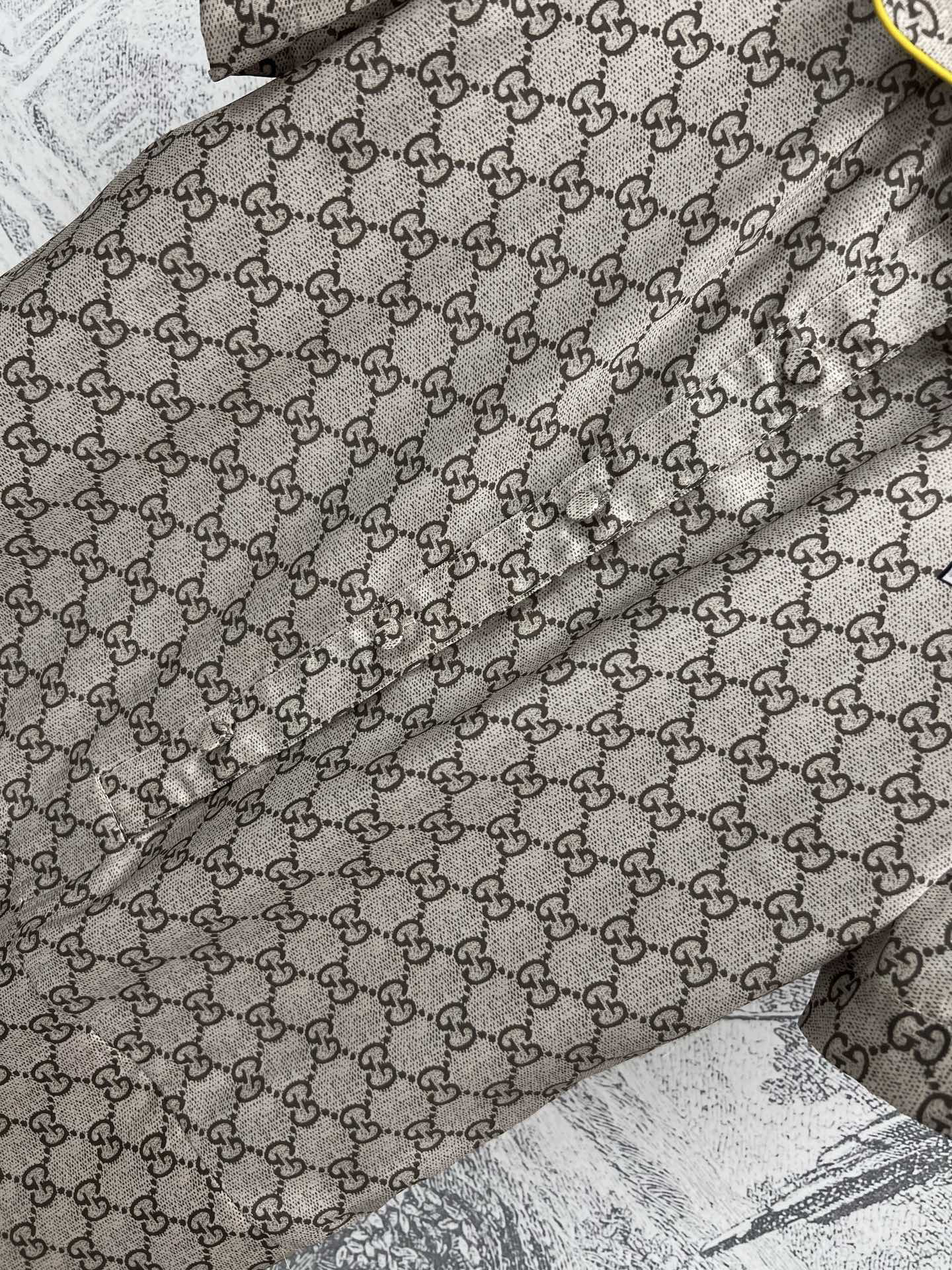 GUCC25SS Jacquard Short Sleeve Jumpsuit