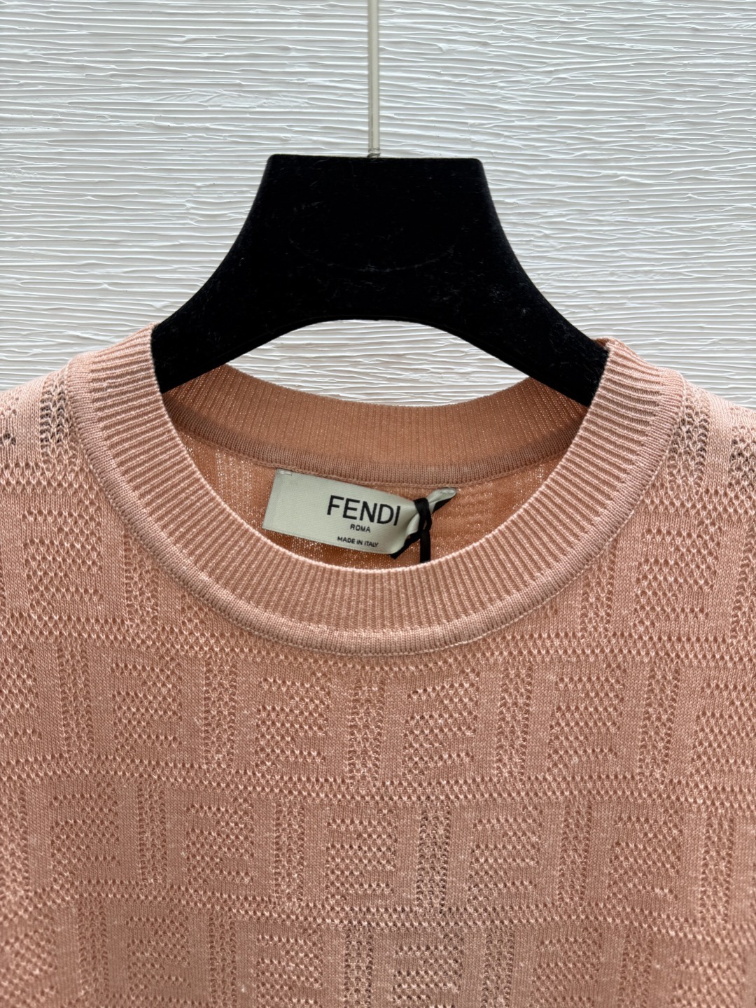 FEN25SS Knit Crew Neck Maxi Dress