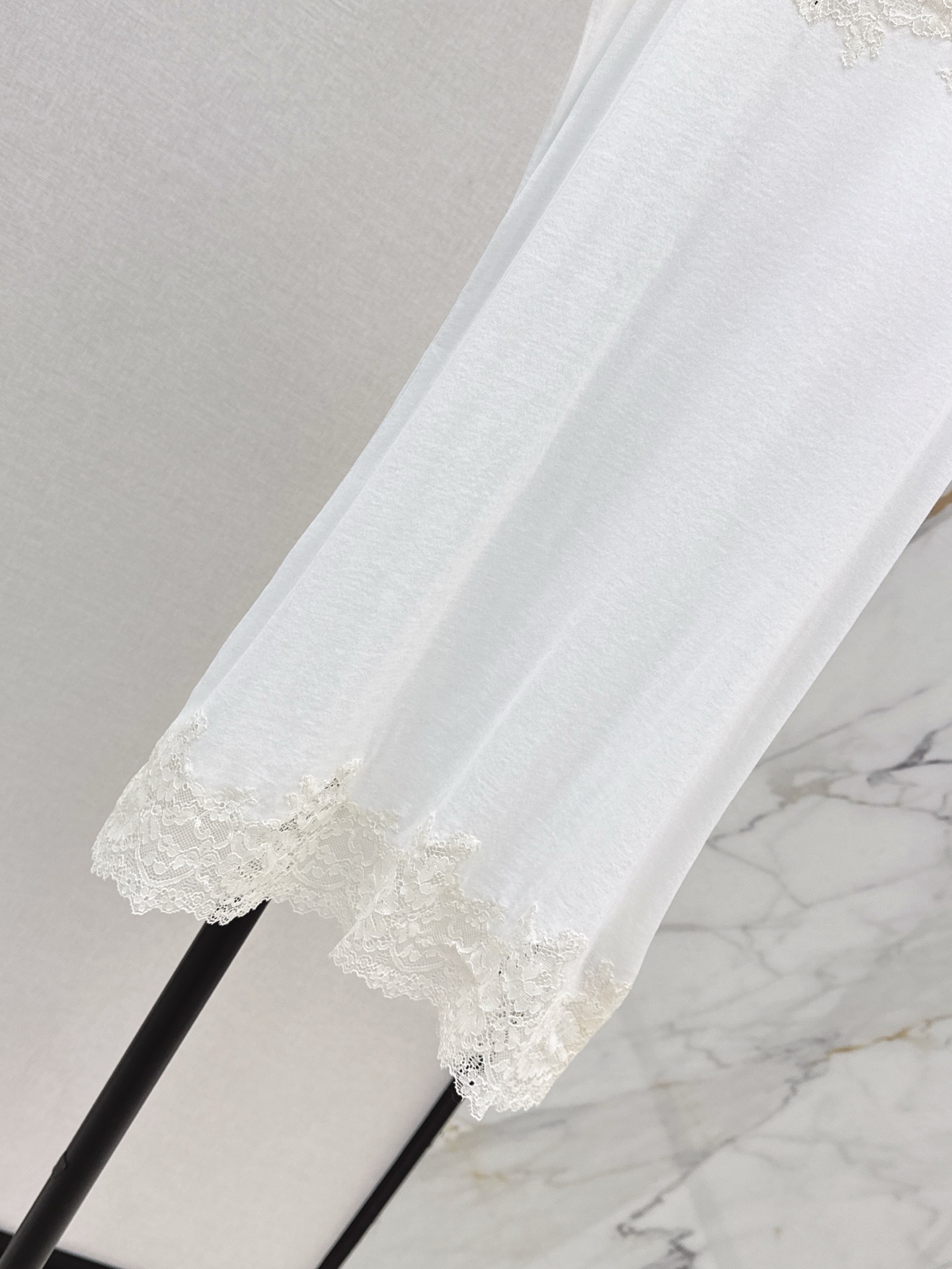 MIU25SS Lace Splicing Vest Dress