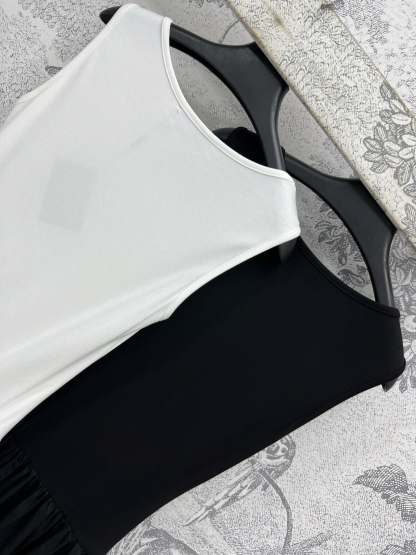 PRAD25SS Vest Patchwork Pod Dress