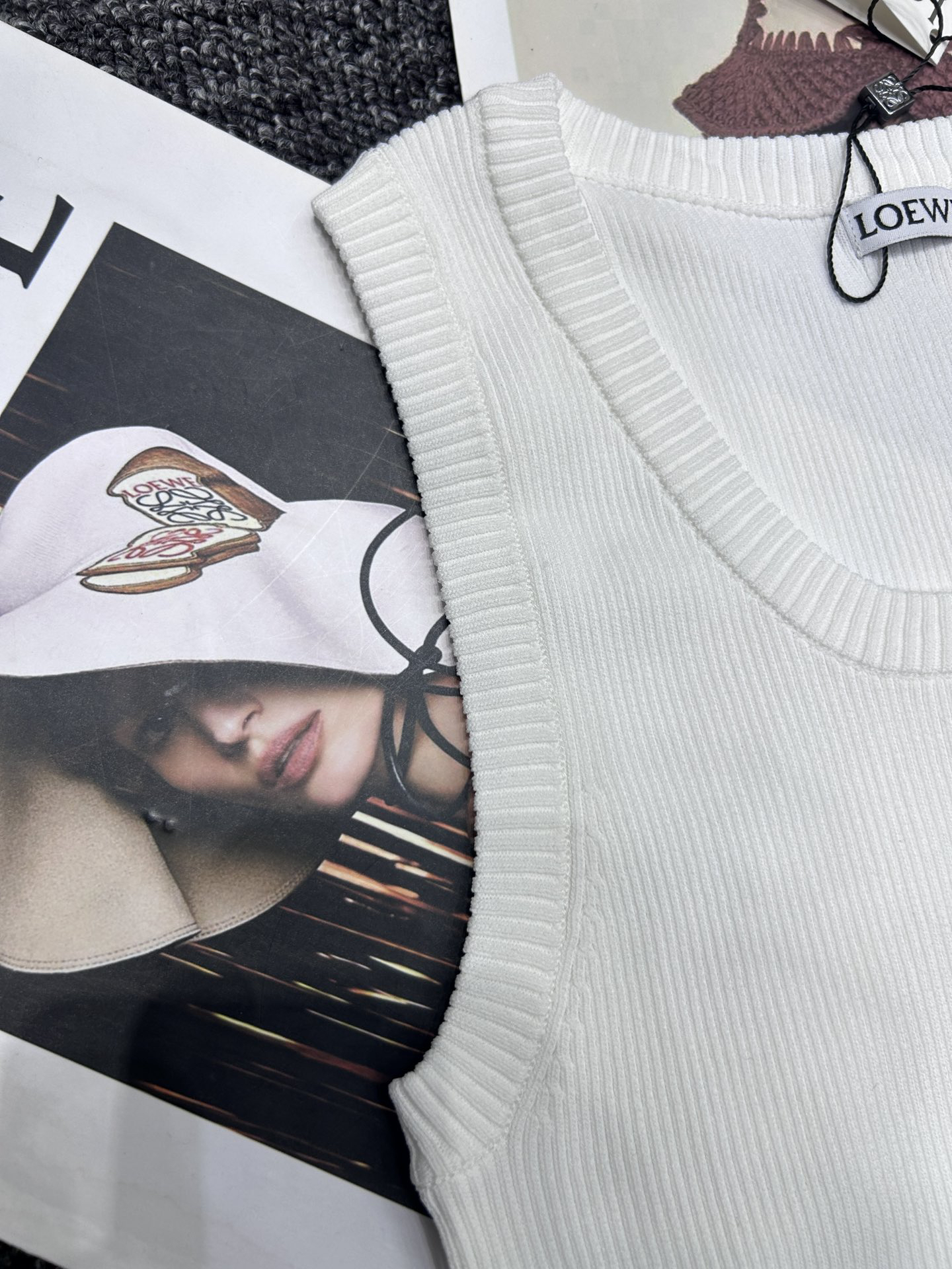 LOE Embroidered Logo Short Tank Top