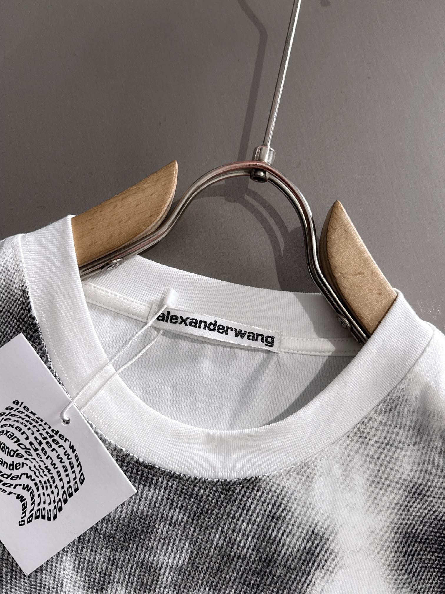 WANG short-sleeved shirt