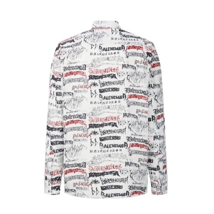 BA Full printed graffiti long sleeved shirt