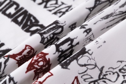 BA Full printed graffiti long sleeved shirt