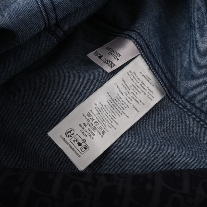 DIA  Printed denim long sleeved shirt