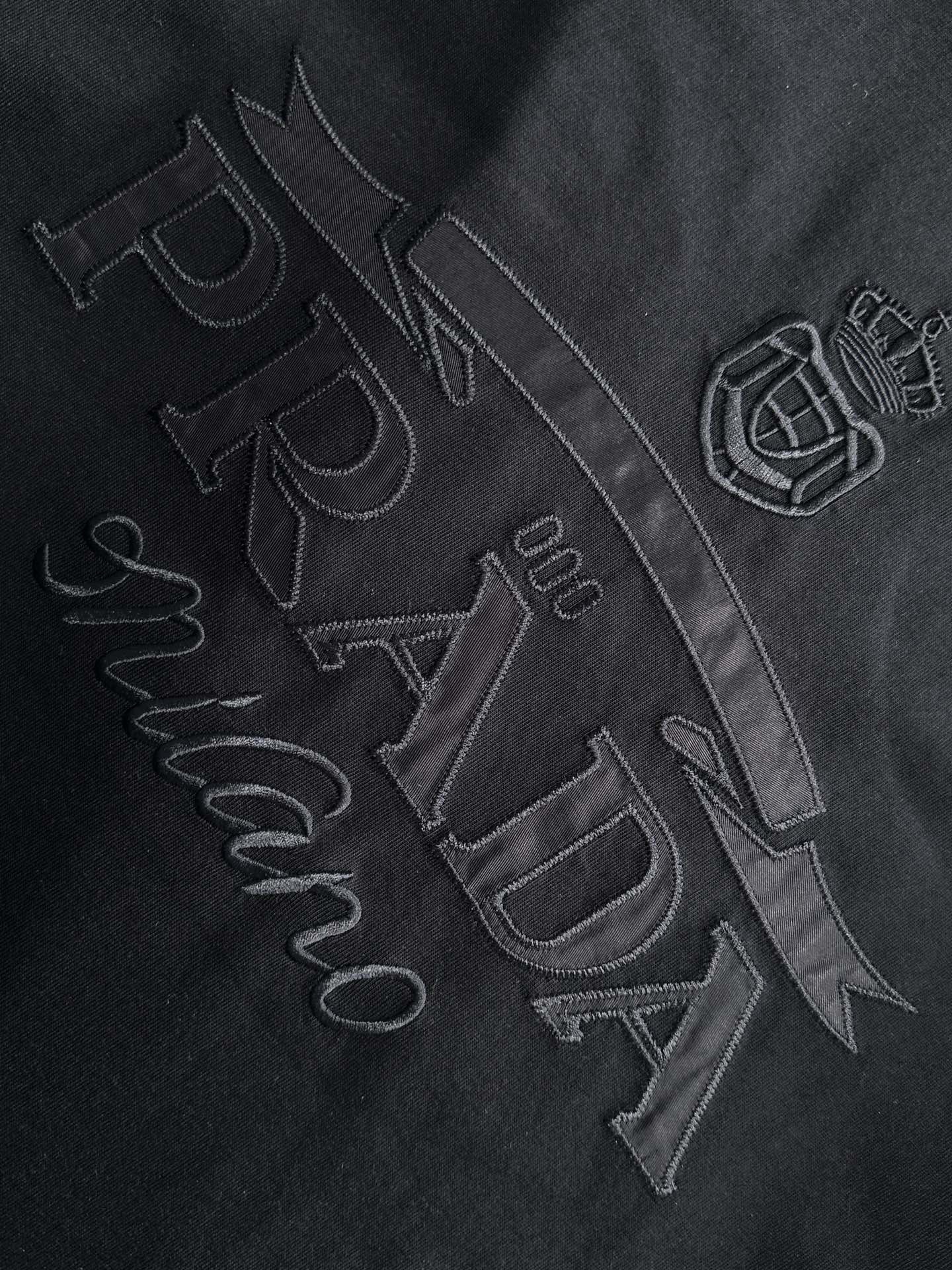 PLD Dark floral logo short sleeved shirt