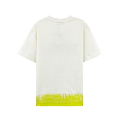 DIA Gradient color short sleeved T-shirt
