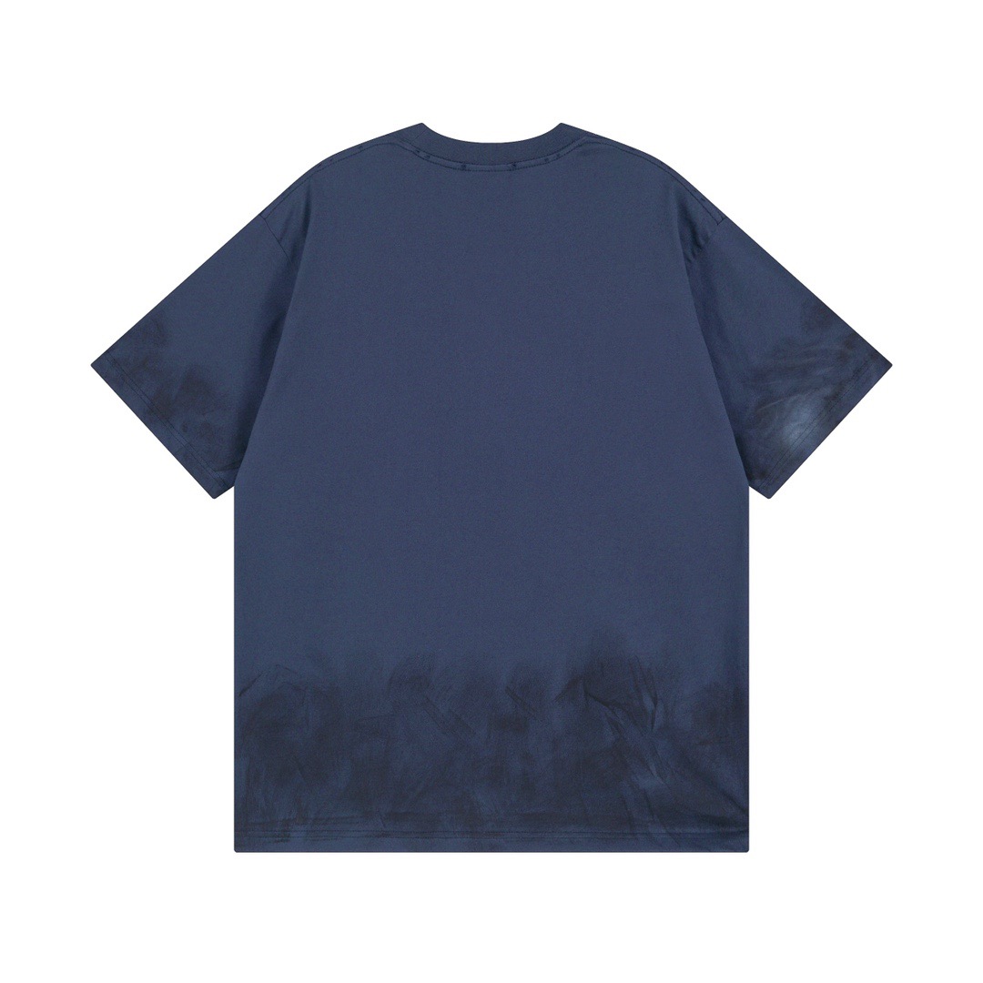 BA Football star's gradient printed short sleeved T-shirt