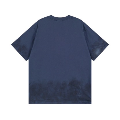 BA Football star's gradient printed short sleeved T-shirt