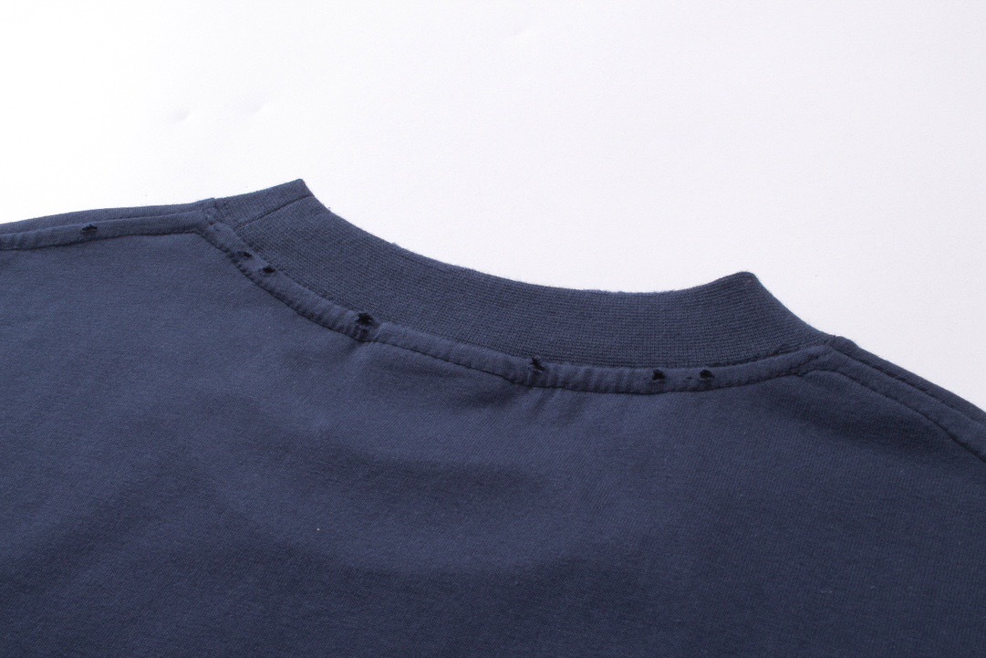 BA Football star's gradient printed short sleeved T-shirt