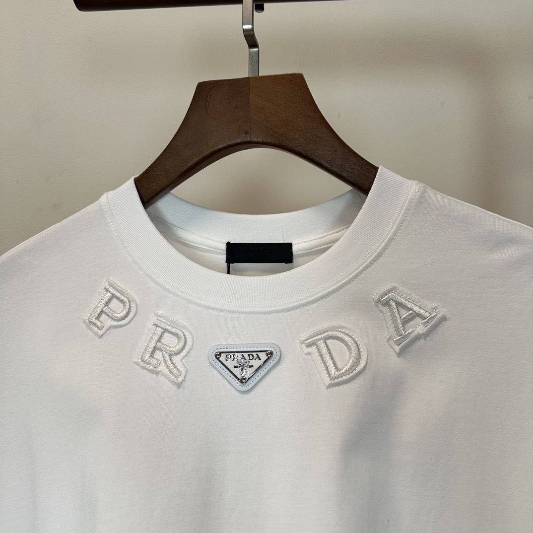 PLD 25SS Embroidered collar T-shirt