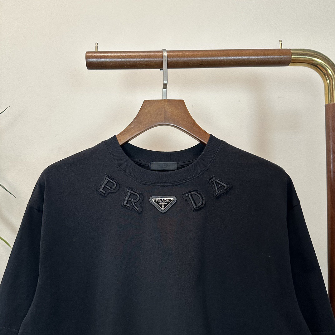 PLD 25SS Embroidered collar T-shirt