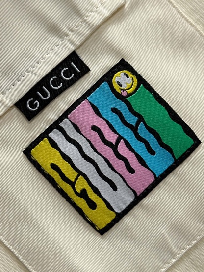 GG Colorful letter logo short sleeved T-shirt