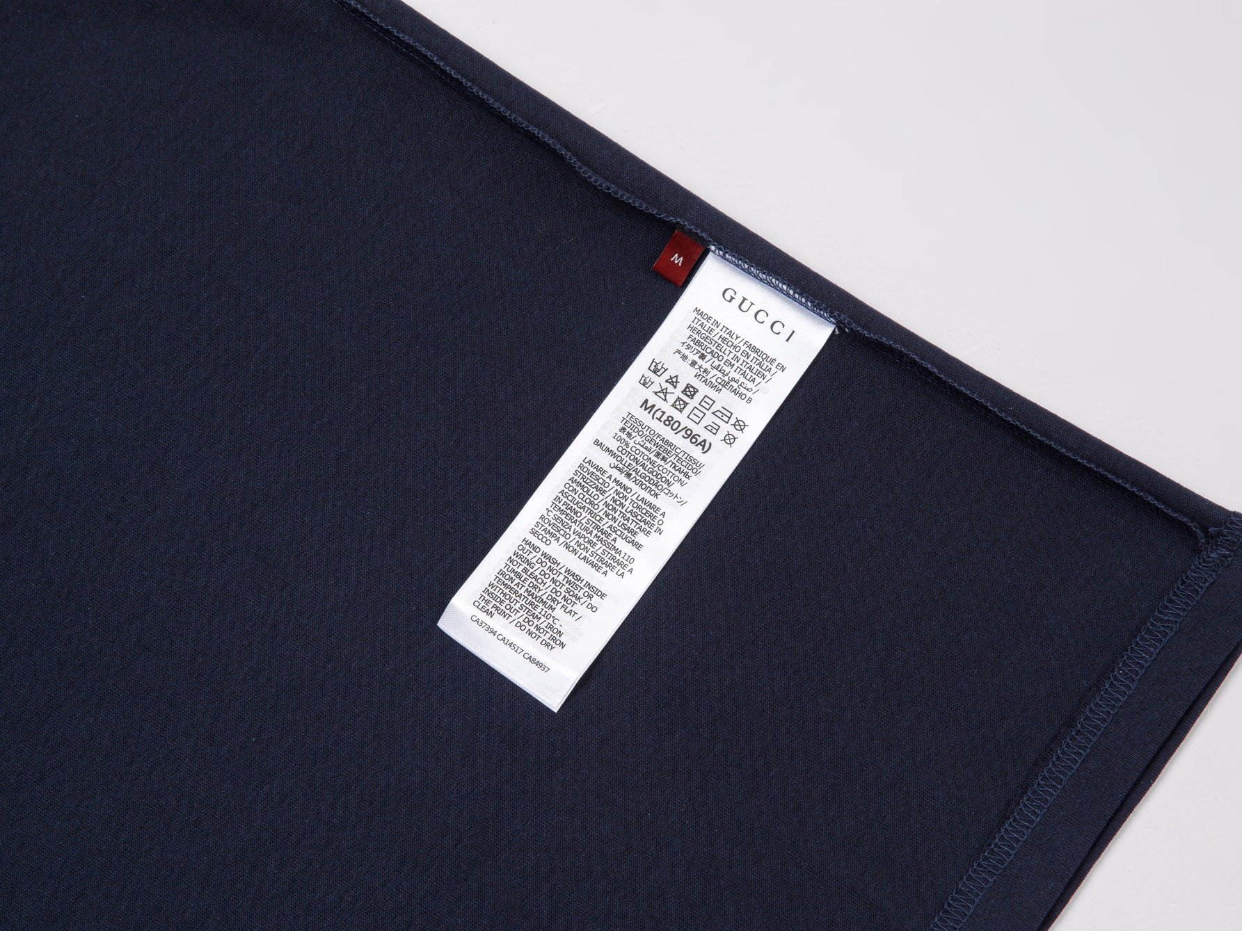 GG Color blocking printed logo short sleeved T-shirt