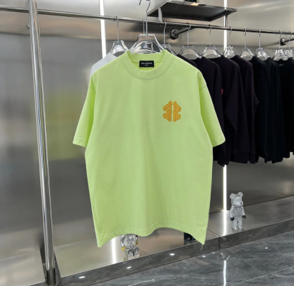 BA Back large letter short sleeved T-shirt