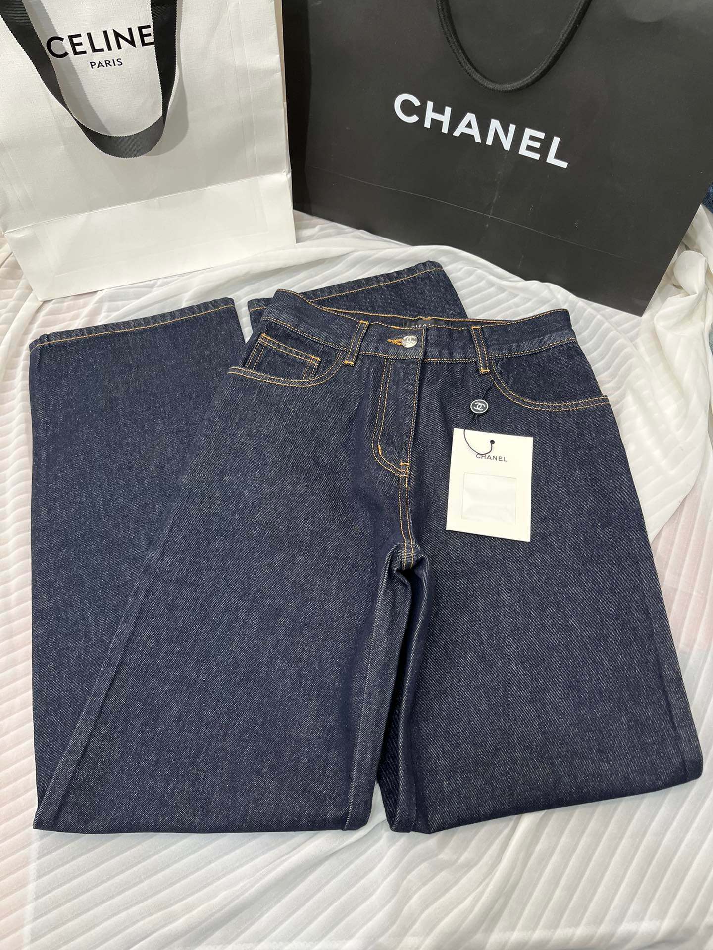 CHNEL DARK denim jeans