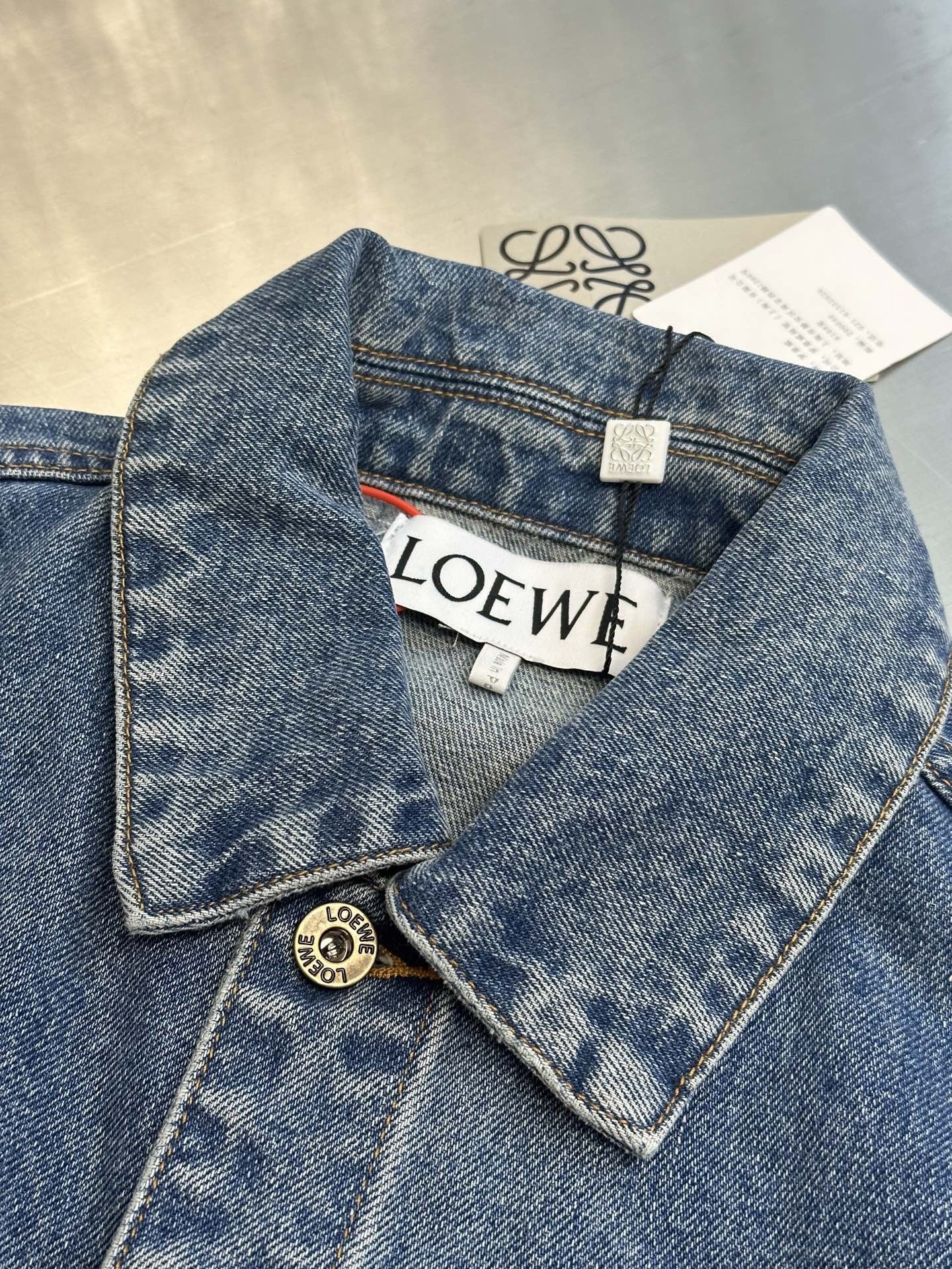 LEW 2025SS Elbow logo denim jacket