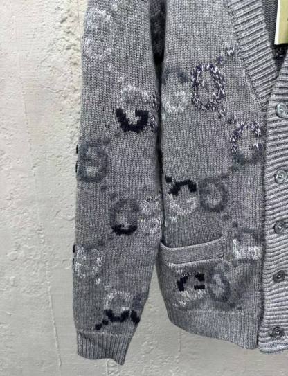 GG 25SS gradient knitted cardigan