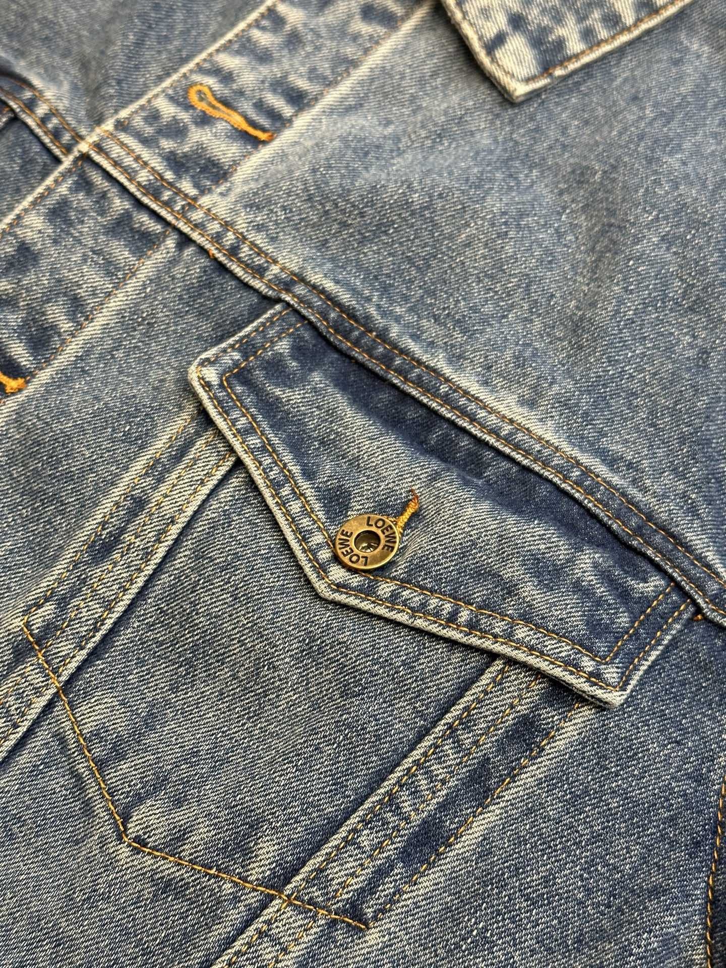 LEW 2025SS Elbow logo denim jacket