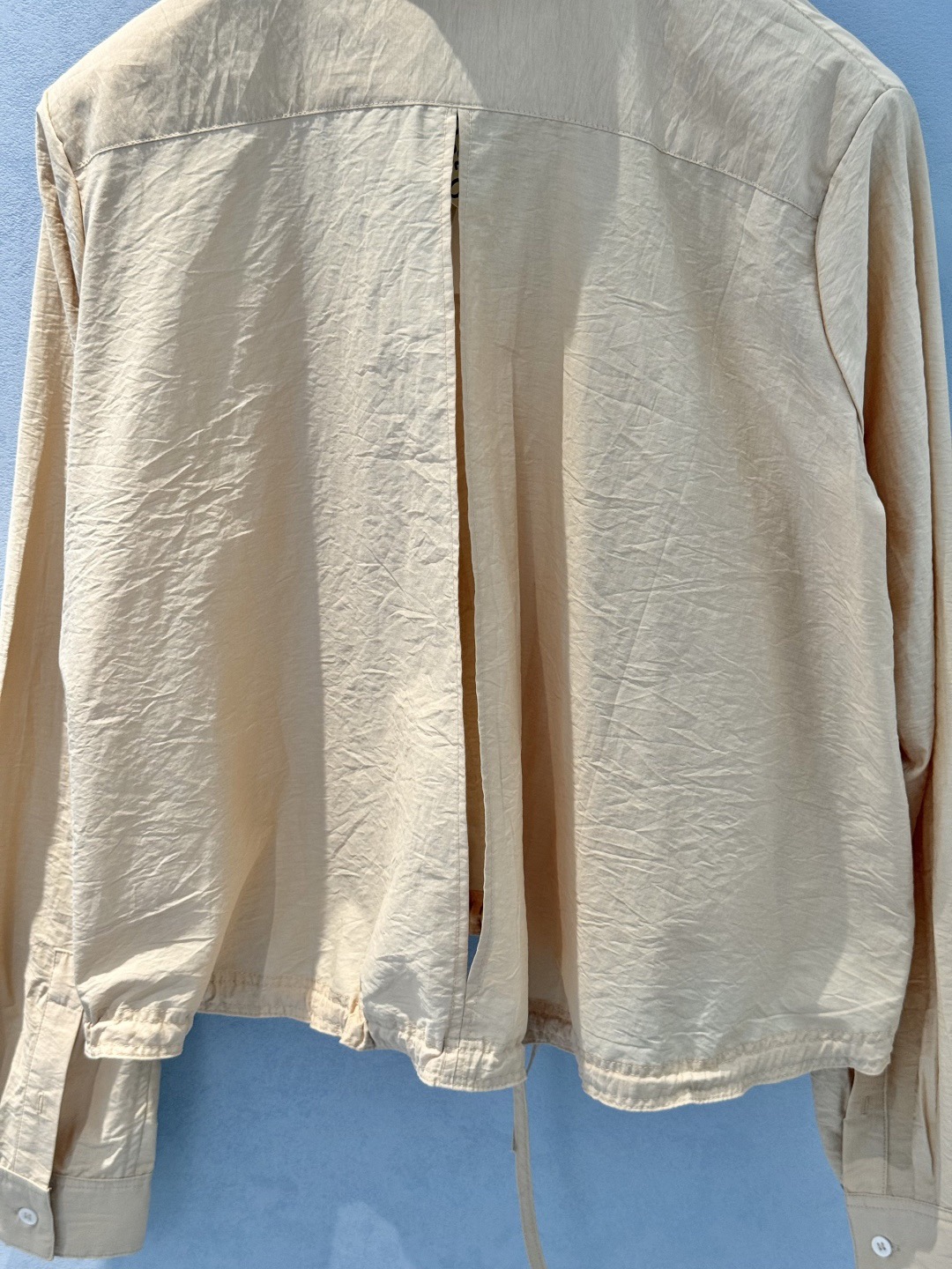 LEW 2025SS Pocket embroidered drawstring shirt