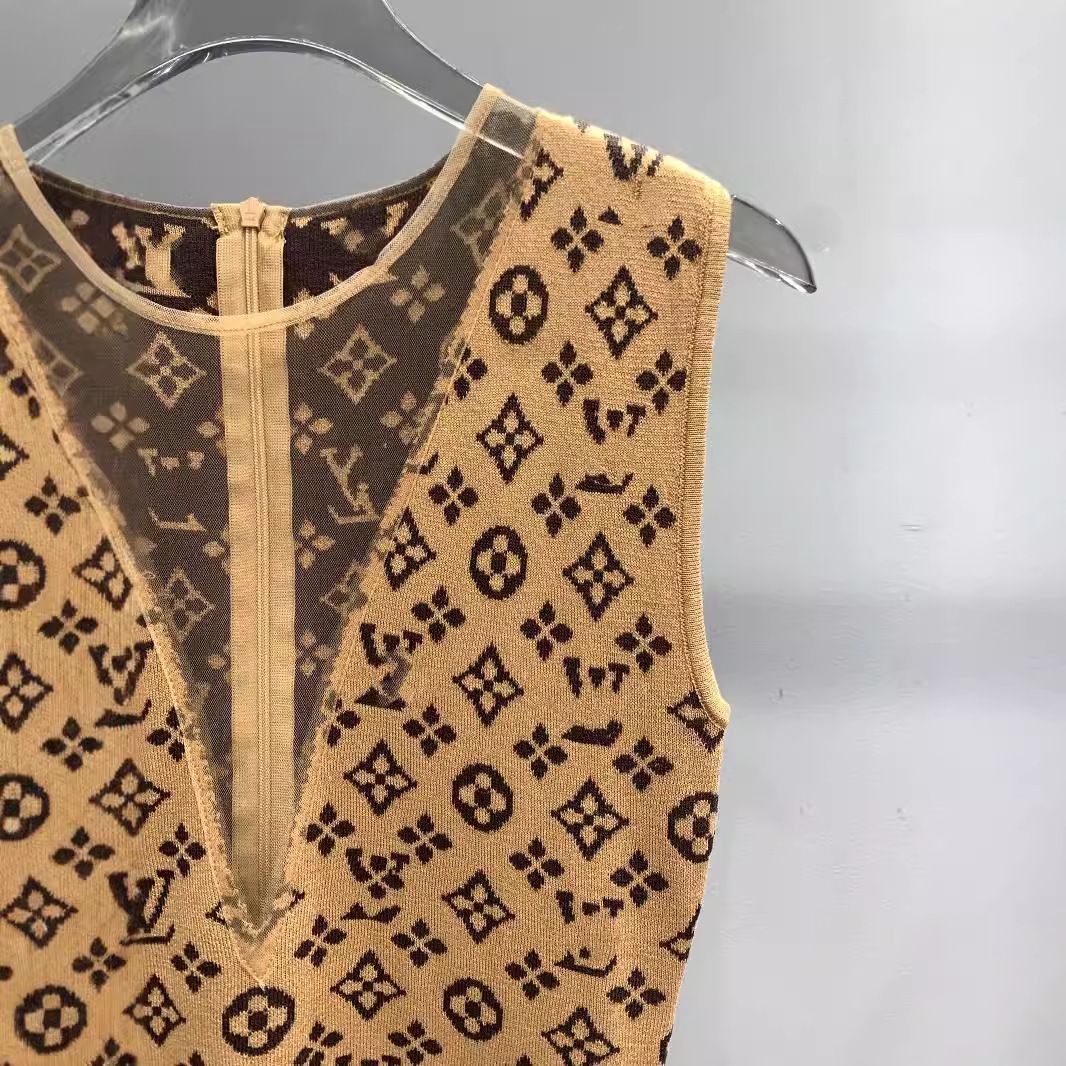 LU Cutout V-Neck Vest Dress