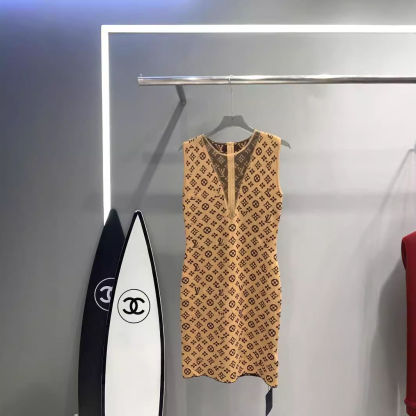 LU Cutout V-Neck Vest Dress