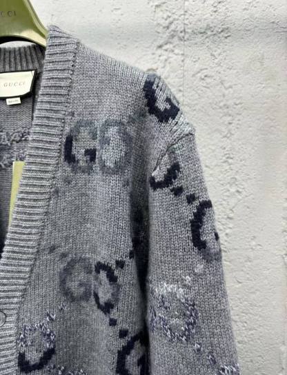 GG 25SS gradient knitted cardigan