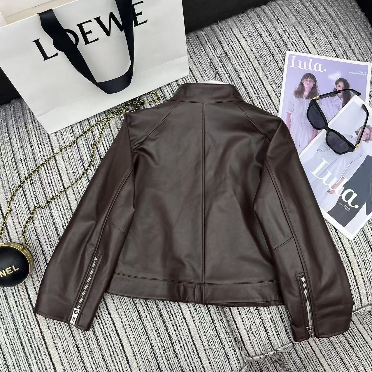 LEW 25SS Cape leather jacket