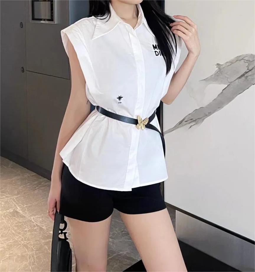 DIO25SS White Shirt with Belt