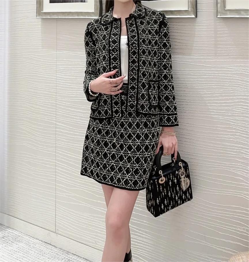 DIO Vintage Rough Rattan Plaid Jacket