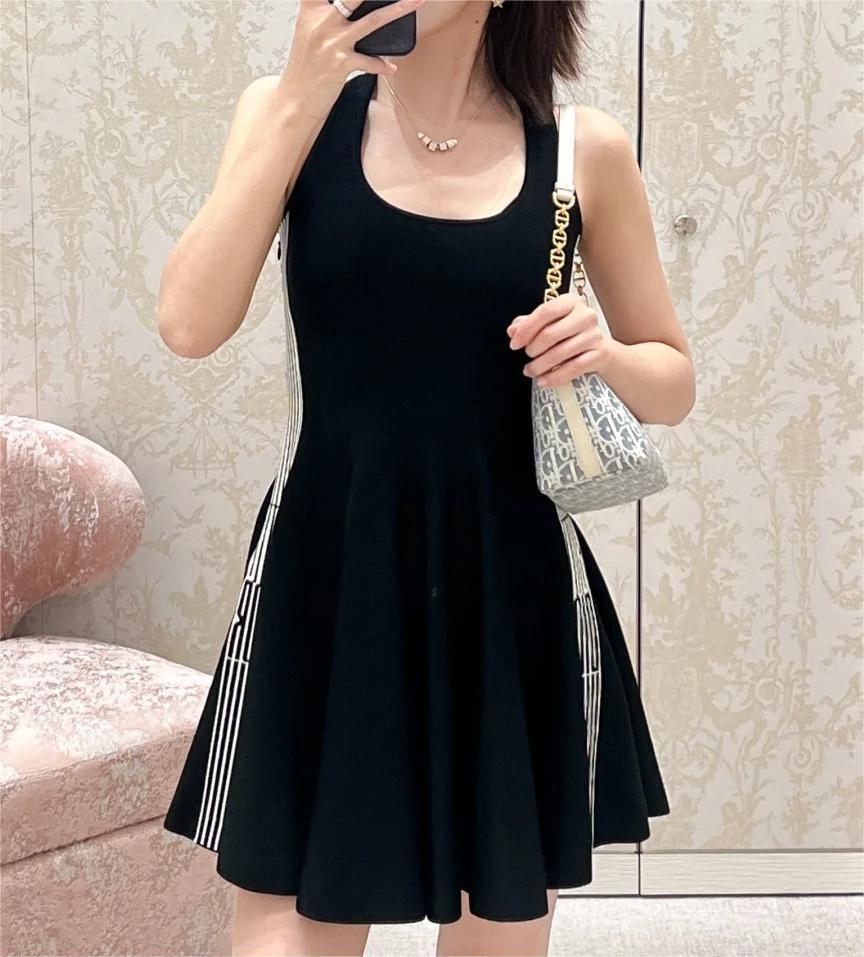 DIO25SS Halter Tank Dress