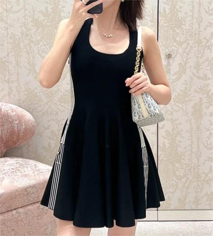 DIO25SS Halter Tank Dress